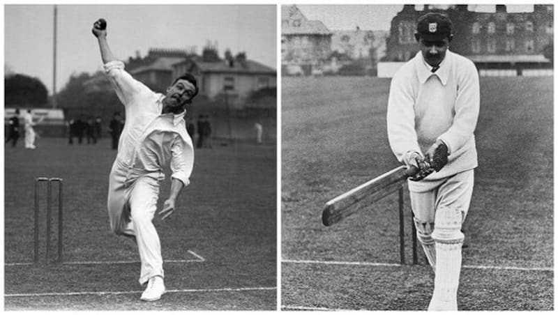 Johannes Kotze (left) and KS Ranjitsinhji © ____