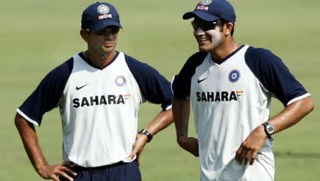 Rahul Dravid (l) and Anil Kumble © AFP (file photo)