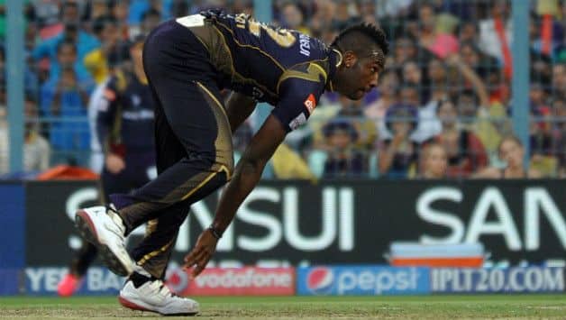 Andre Russell took 3 for 41 to dent KXIP chase © IANS