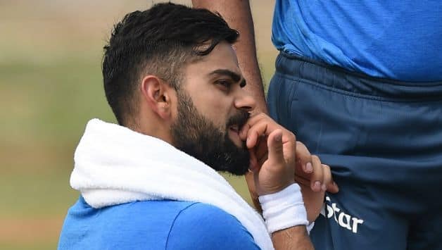 Virat Kohli suffered neck injury during IPL © Getty Images