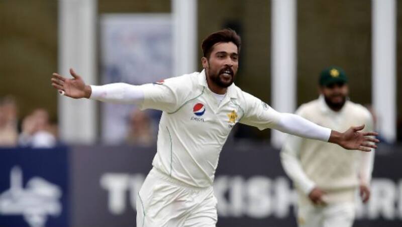 Mohammad Aamer has been troubled with knee injuries © AFP