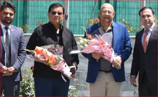 Amitabh Choudhary meets ACB chief Atif Mashal in Kabul