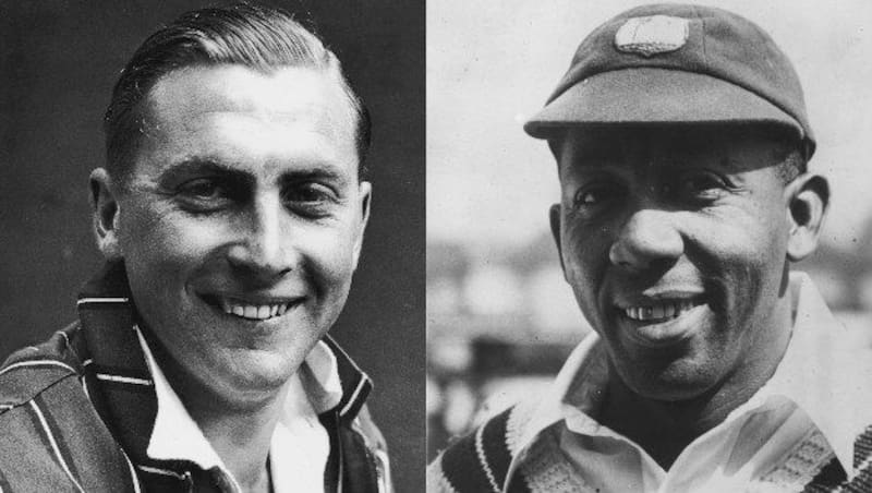Harold Gimblett (left) and Learie Constantine © Getty Images