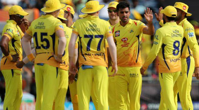Deepak Chahar picked Alex Hales' wicket to give CSK a decent start © BCCI