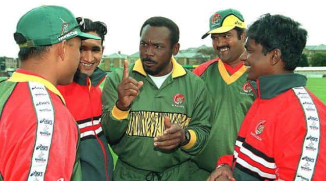 Godron Greenidge with Bangladesh team © IANS (file photo)