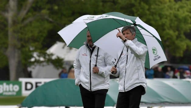 Day 1 was abandoned due to poor playing conditions © Getty Images