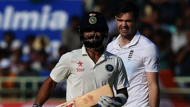 Virat Kohli and James Anderson (r) © Getty Images