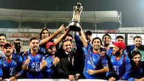 Afghanistan players did nagin dance after winning series against Banglandesh