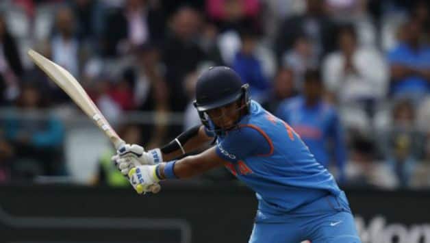 Harmanpreet played an responsible knock of 56 to take India to a fighting total © AFP (file image)