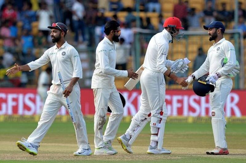 India Afghanistan Bengaluru 2018 Ajinkya Rahane Asghar Stanikzai