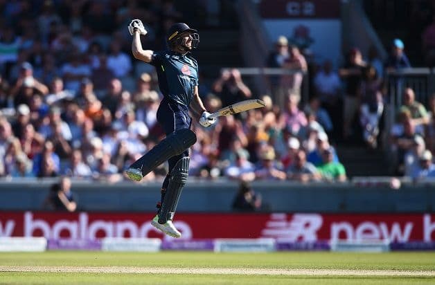 That's it! Jos Buttler celebrates England's whitewash of Australia