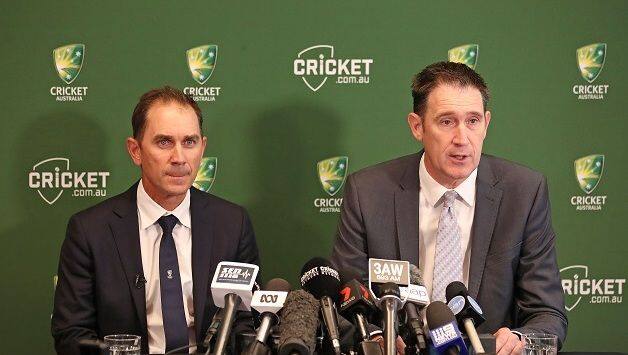 Justin Langer James Sutherland CA Cricket Australia Australia tour England 2018