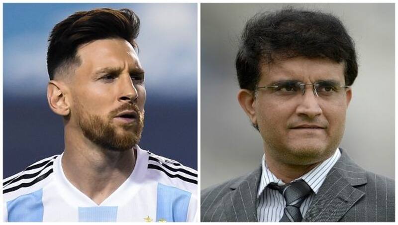 Lionel Messi Sourav Ganguly FIFA World Cup 2018