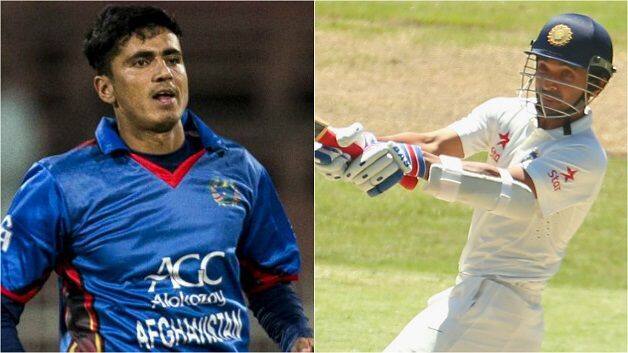 India Afghanistan 2018 Rashid Khan Shikhar Dhawan Mujeeb Zadran Ur Rahman Ajinkya Rahane Ravichandran Ashwin Mohammad Nabi Umesh Yadav Mohammad Shahzad Ravindra Jadeja Asghar Stanikzai