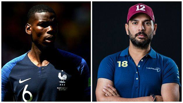 Paul Pogba Yuvraj Singh FIFA World Cup 2018 Manchester United
