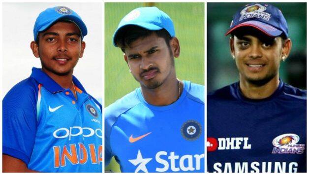Prithvi Shaw Shreyas Iyer Ishan Kishan India A