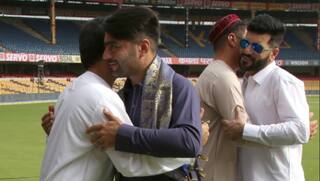 Afghanistani Cricketers celebrate Eid in Bangalore