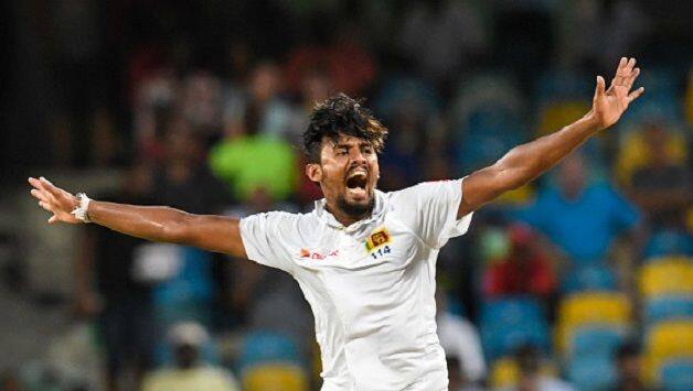 Suranga Lakmal West Indies Sri Lanka Day Night Kensington Oval Barbados Bridgetown