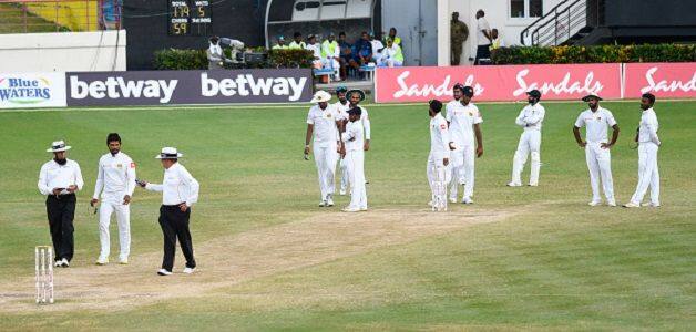West Indies Sri Lanka St Lucia Ian Gould Aleem Dar Dinesh Chandimal Shannon Gabriel