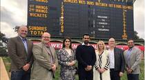 Adelaide Oval hosted Zaheer Khan for his contribution to cricket