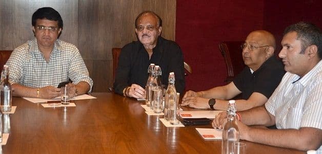 BCCI CoA Sourav Ganguly CK Khanna Amitabh Anirudh Chaudhary