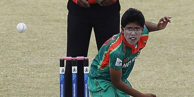 Fahima Khatun Bangladesh UAE Women hat-trick World T20 Qualifier first