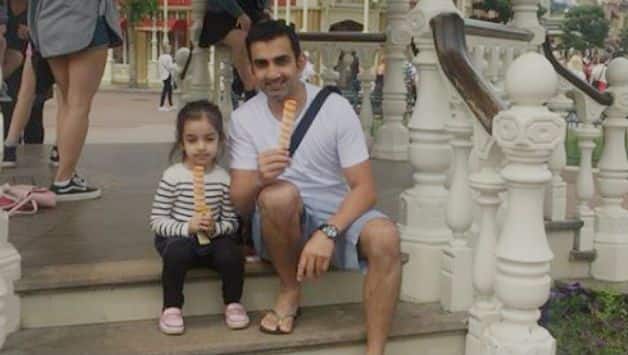 Gautam Gambhir with daughter © Instagram