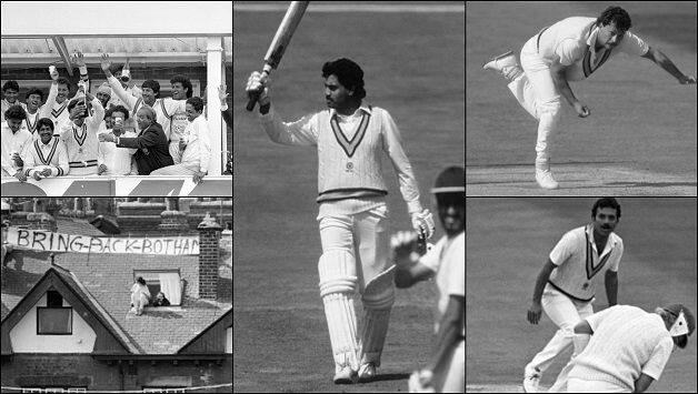 India England Headingley 1986 Dilip Vengsarkar Kapil Dev