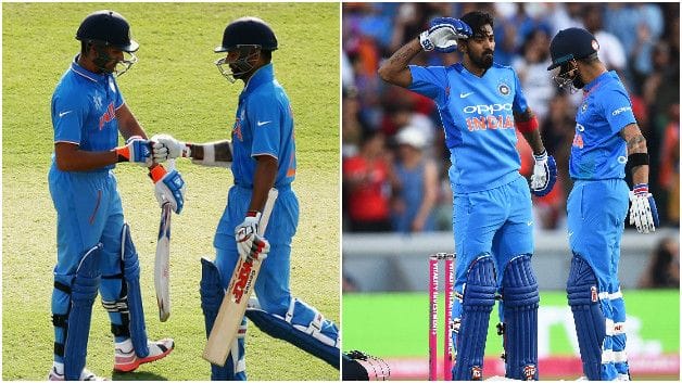 Rohit Sharma Shikhar Dhawan KL Rahul Virat Kohli India top four VVS Laxman