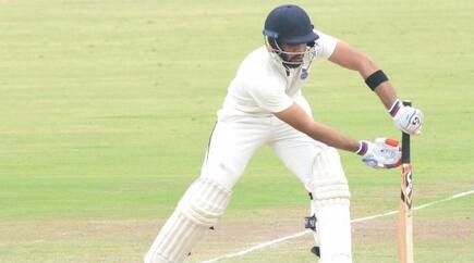 Duleep Trophy: Dhruv Shorey misses century, India Red take 179-run lead