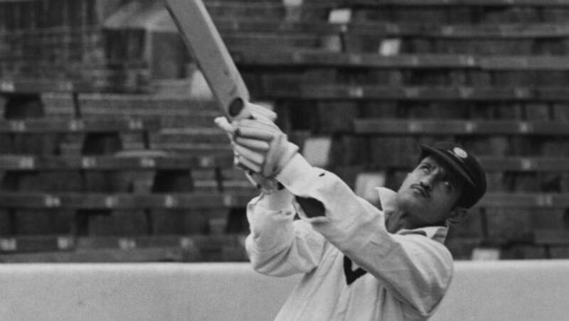Ajit Wadekar practicing at The Oval during India's famous 1971 tour to England &Acirc;&copy; Getty Images