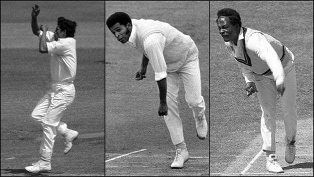 From left: Inshan Ali, Bernard Julien, Roy Fredericks © Getty Images