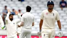 India vs England: Ishant Sharma takes Alastair Cook’s wicket for 11th time in Test cricket
