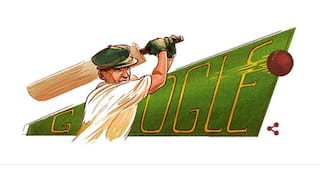 Google doodle honours Don Bradman on 110th birth anniversary