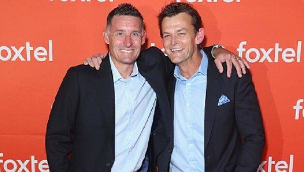 Michael Hussey Adam Gilchrist cricket Australia