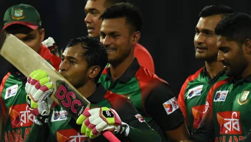 Mushfiqur Rahim, who entered when Bangladesh were tottering at 12 for 3, went on to score a 116-ball 99. @ AFP