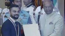 Virat Kohli conferred with Rajiv Gandhi Khel Ratna Award