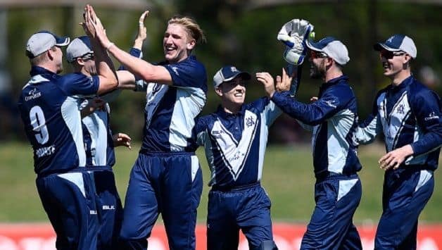 Will Sutherland Chris Lynn Victoria Queensland JLT One-Day Cup Australia