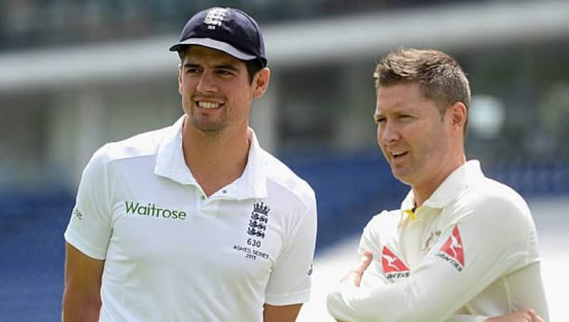 Alastair Cook and Michael Clarke