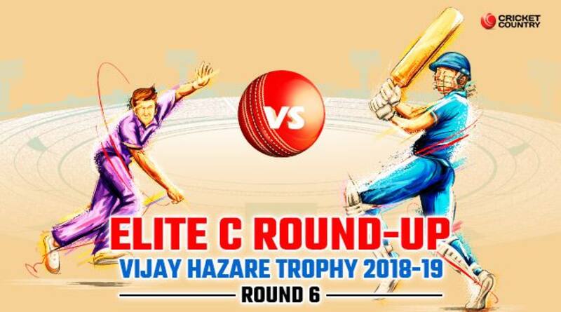 A round-up of the Elite Group C matches in round six of the 2018-19 Vijay Hazare Trophy. 