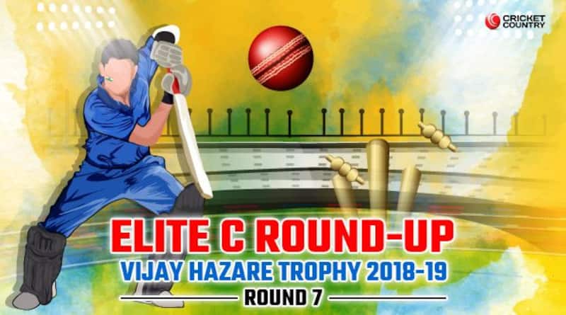 A round-up of the Elite Group C matches in round seven of the 2018-19 Vijay Hazare Trophy.