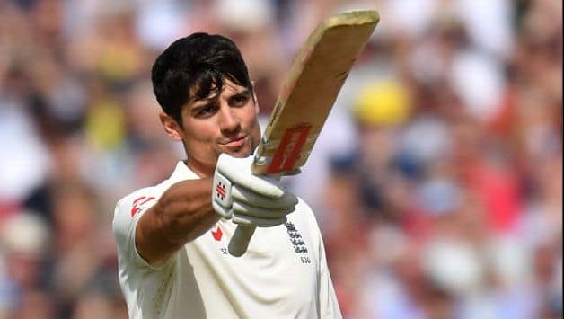 Alastair Cook will finish his Test career with a century. (Getty Images)