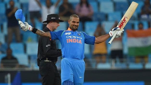 Asia Cup: Hong Kong keep India to 285 after Shikhar Dhawan century