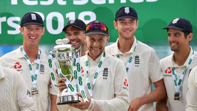 England secured the series 4-1 with a 118-run win over India in the fifth Test. (Getty Image)