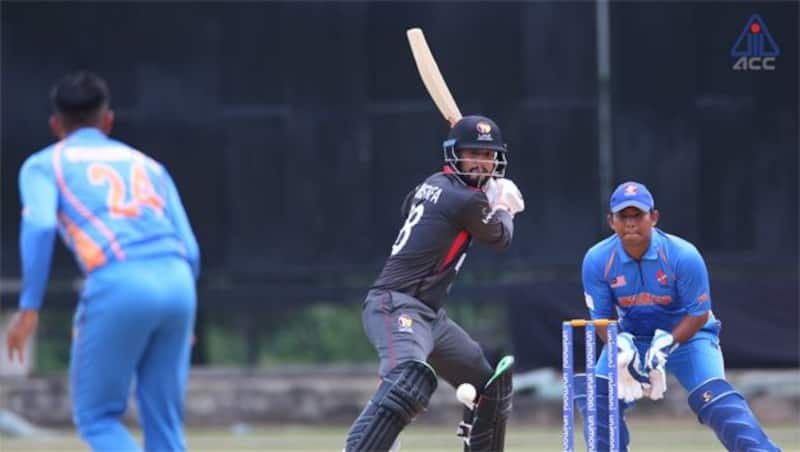 Rohan Mustafa's all-round show sealed the win for UAE