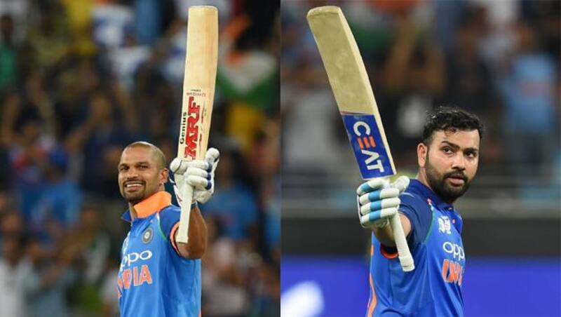 Shikhar Dhawan and Rohit Sharma 