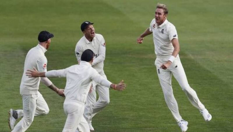 stuart broad celebrating