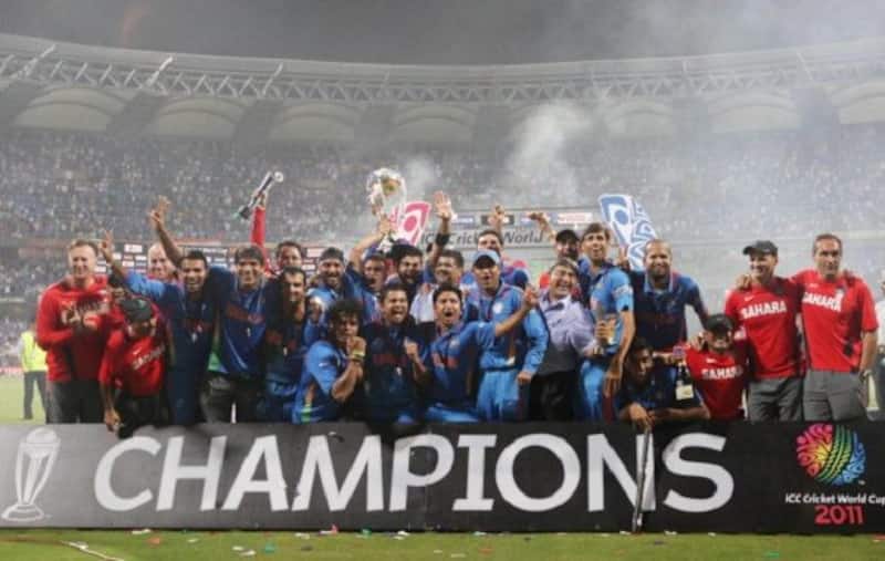 India won the 2011 World Cup after a six-wicket win over Sri Lanka in the final. @ Getty Images