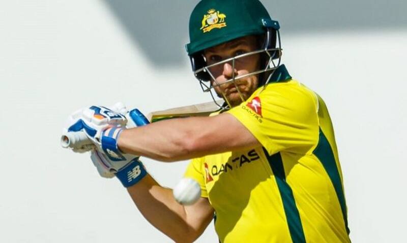 Set a 156-run target, Australia lost their first six wickets for just 22 runs with skipper Aaron Finch dismissed for a three-ball duck. @ Getty Images