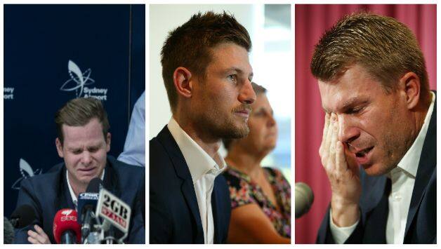 Steve Smith and David Warner were handed one-year suspensions, while Cameron Bancroft was banned for nine months for their involvement in the ball-tampering scandal. @ Getty